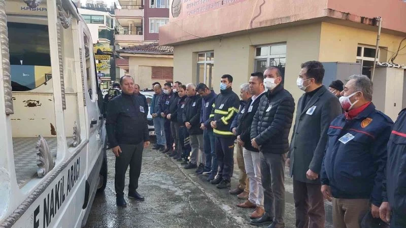 Kansere yenilen itfaiye eri için sirenler son kez çaldı
