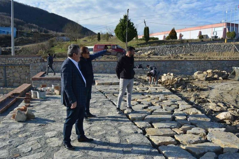 Hilaltepe mesire alanında çalışmalar devam ediyor
