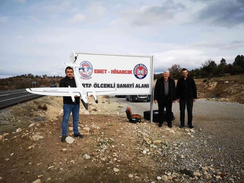 Emet-Hisarcık Orta Ölçekli Sanayi için harita çalışmaları tamamlandı
