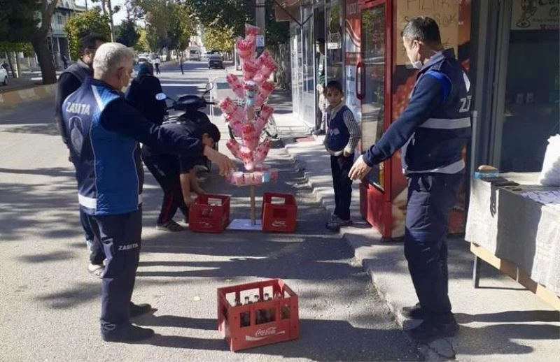Kaldırım işgallerine denetim
