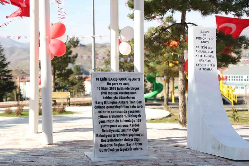 Çiğli Belediyesinden Malatya’ya Barış Güvercinleri Parkı
