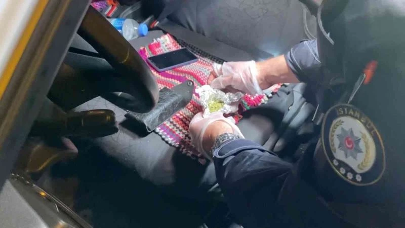 Aracından uyuşturucu madde çıkan şahıstan pes dedirten savunma: 