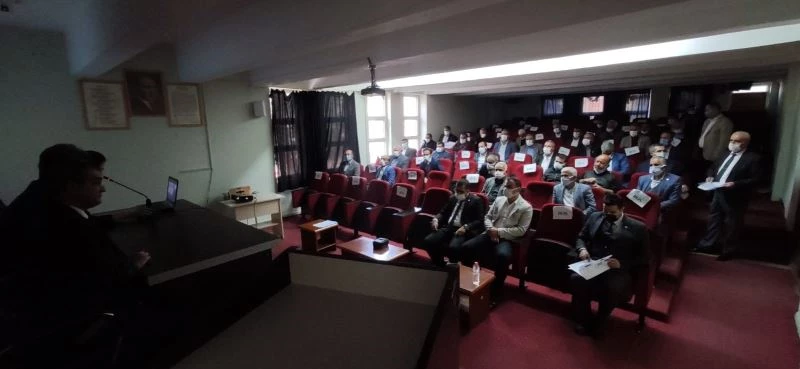 Gercüş’te muhtarlara MAKS eğitimi verildi
