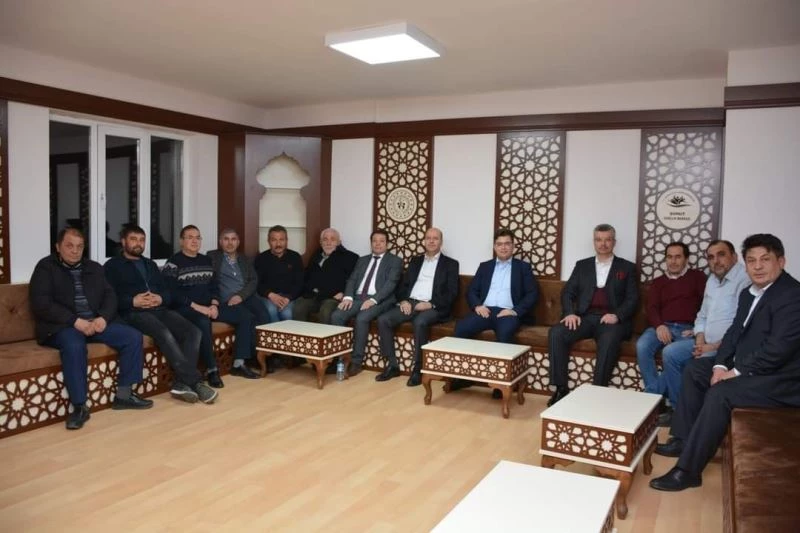 Kaymakam Düzgün ve Müftü Aytekin muhtarlarla bir araya geldi
