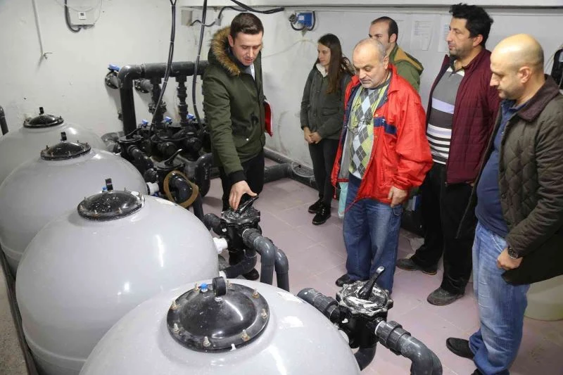 KO-MEK’te havuz suyu operatörlüğü kursu veriliyor
