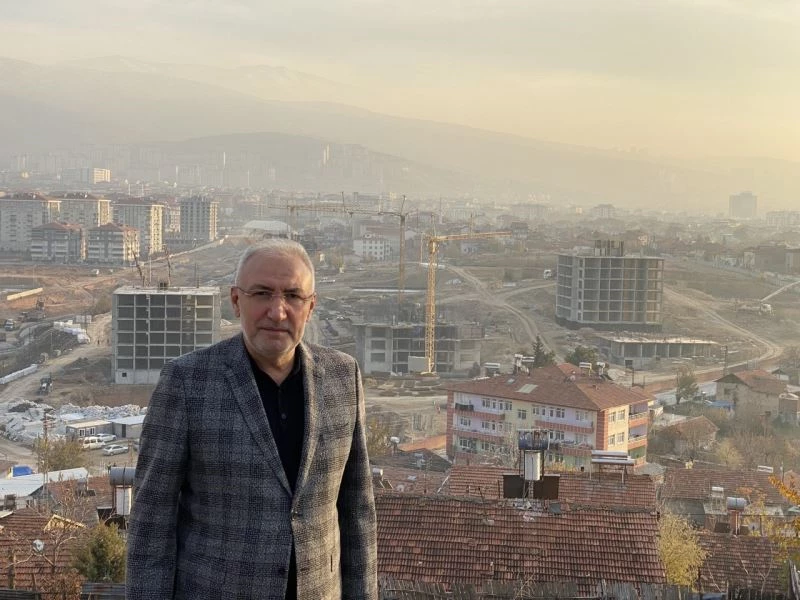 Malatya’da depremzedeler için yapılan konutların inşaası sürüyor
