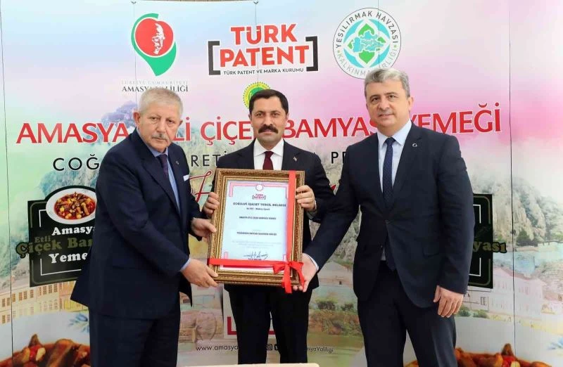 Amasya’nın meşhur yemeği  ‘etli çiçek bamyası