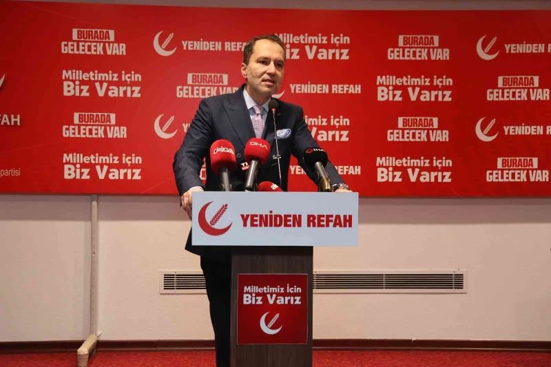 Yeniden Refah Partisi Lideri Erbakan: “Asgari ücretin yüzde 50 zam yapılarak 4 bin 235 TL seviyesine getirilmesi lazım”
