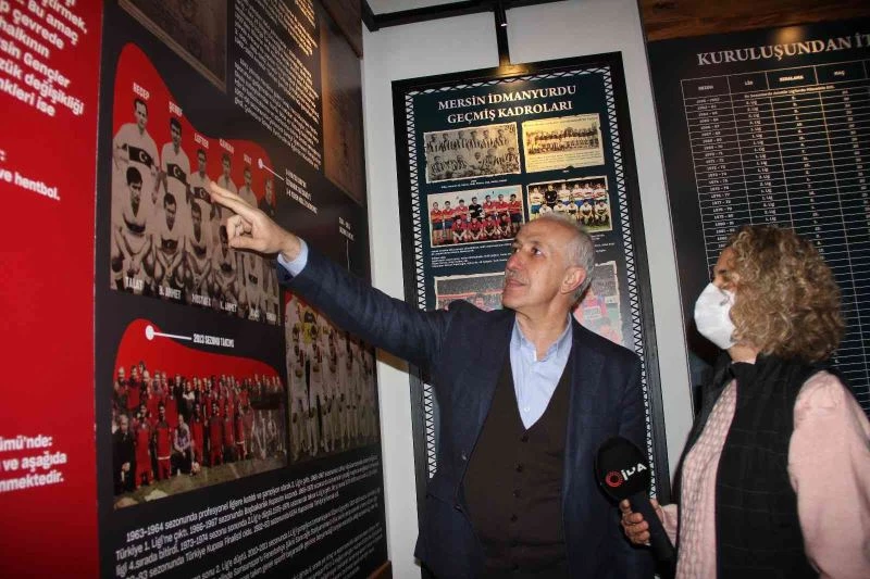 Mersin İdmanyurdu İz Bırakanlar Müzesi’nde yaşayacak

