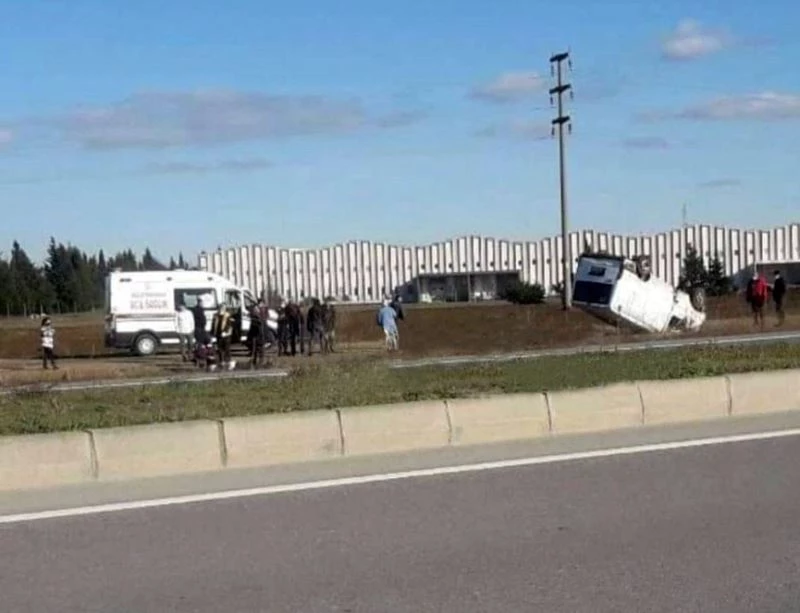 Lüleburgaz’da kaza: 1’i ağır, 2 yaralı
