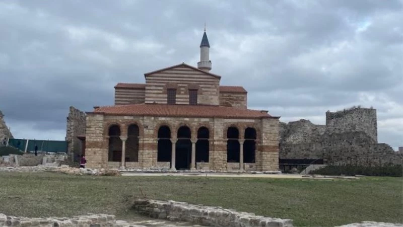 Enez Ayasofya Camii ibadete açılıyor
