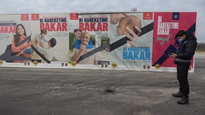 Kırklareli’de droneli denetimde kuralları ihlal eden sürücülere ceza yağdı
