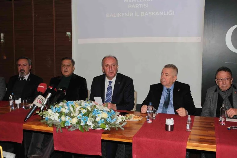 Memleket Partisi lideri İnce: “Üretim seferberliği başlatılmalı”
