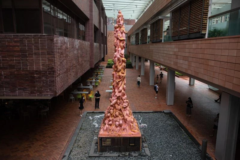 Hong Kong Üniversitesi’nde sergilenen Tiananmen Katliamı heykeli kaldırıldı
