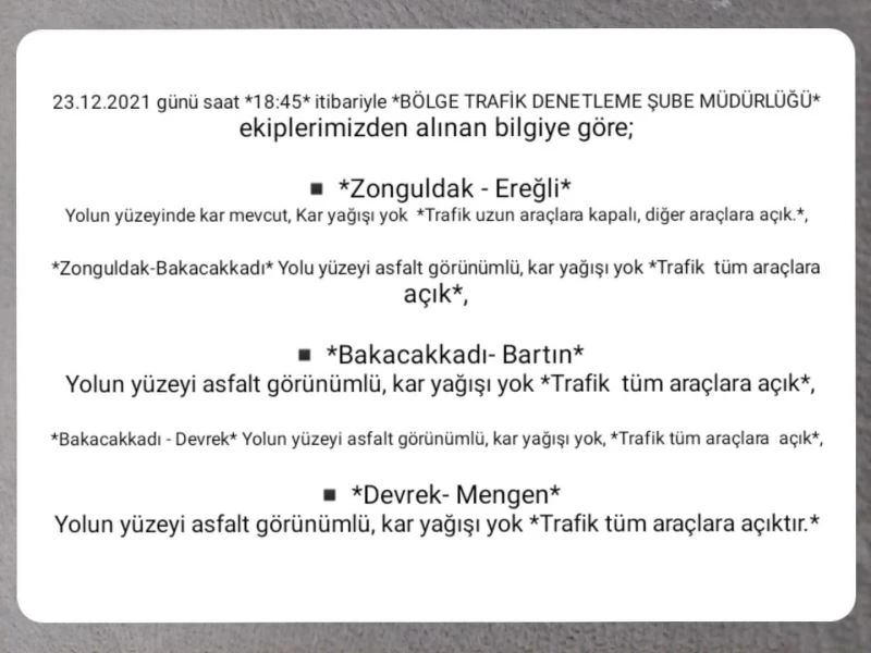 Karla mücadelede karayollarının durumu açıklandı
