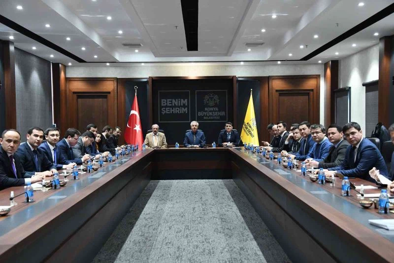 Özbekistan heyetine Konya Modeli Belediyecilik anlatıldı
