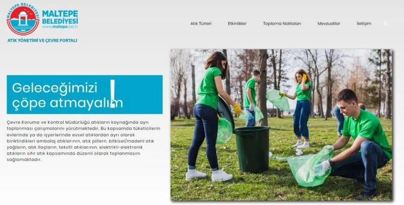 Maltepe’ye özel atık yönetim ve çevre portalı
