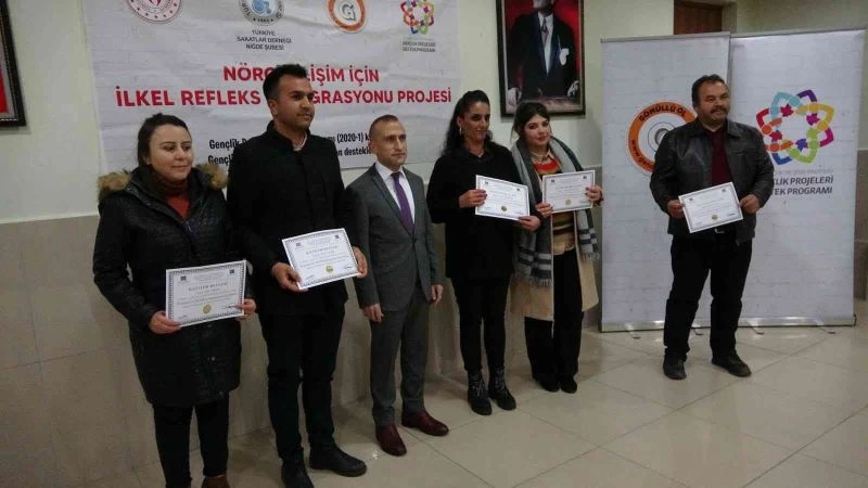 Down sendromlu öğrenciler ve öğretmenleri için refleks eğitimi verildi
