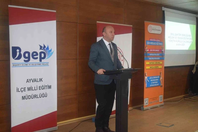 Ayvalık’ta meslek liselerinde verimliliğin arttırılması için düğmeye basıldı
