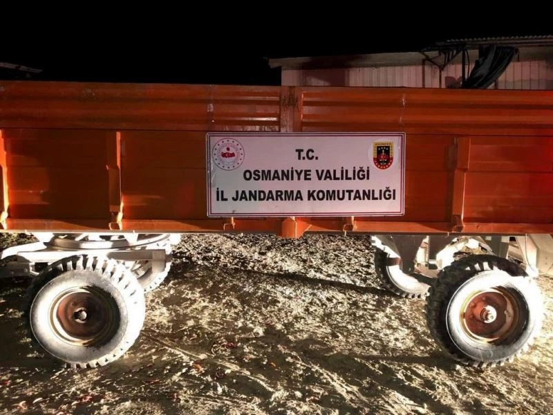 Çalınan römork bulunup sahibine teslim edildi
