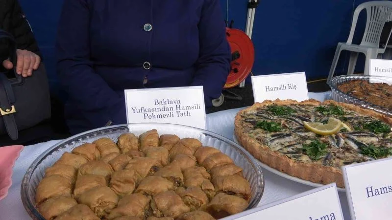Hamsi Festivalinde en fazla ilgiyi ’Hamsili baklava’ gördü
