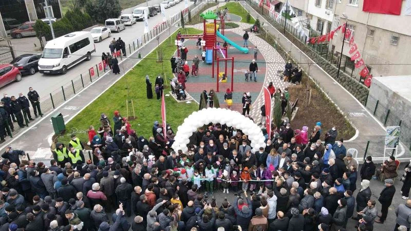 Şehitlerin hatırası bu parkta yaşayacak
