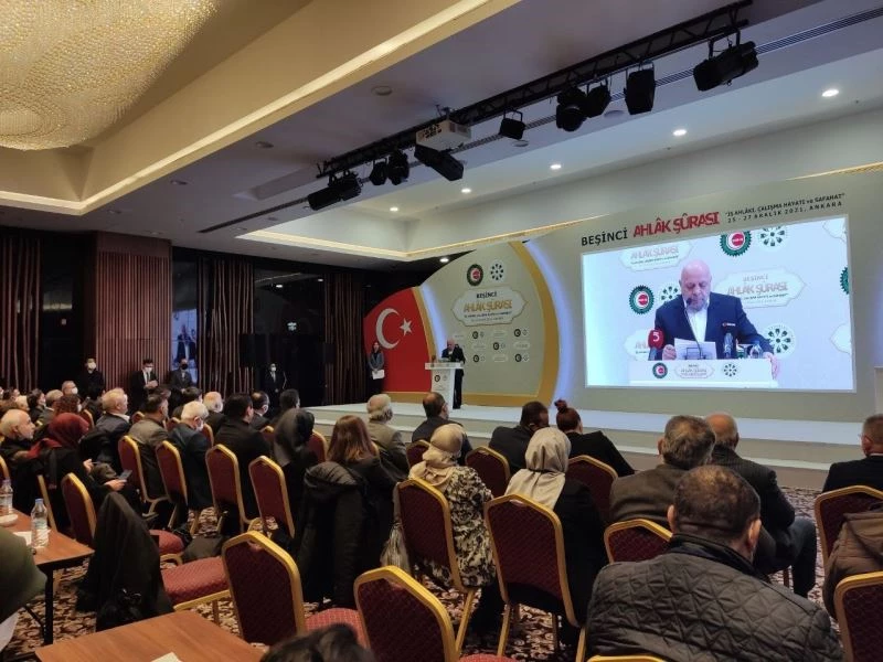 ‘İş Ahlakı, Çalışma Hayatı ve Safahat’ konulu 5’inci Ahlak Şurası gerçekleşti
