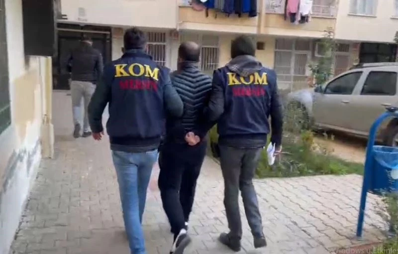 Tırpan operasyonu kapsamında Mersin’de 10 kişi gözaltına alındı
