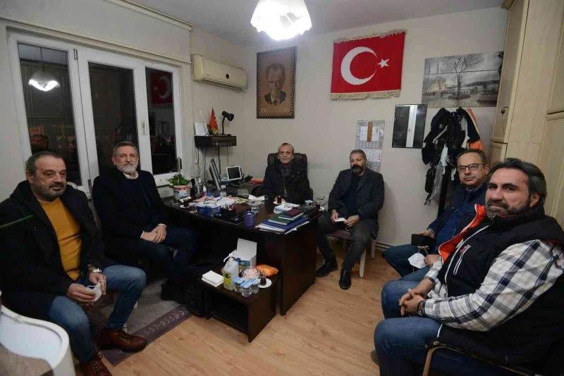 BTSO Başkanı İbrahim Burkay Gıda Toptancıları Çarşısı üyeleriyle buluştu
