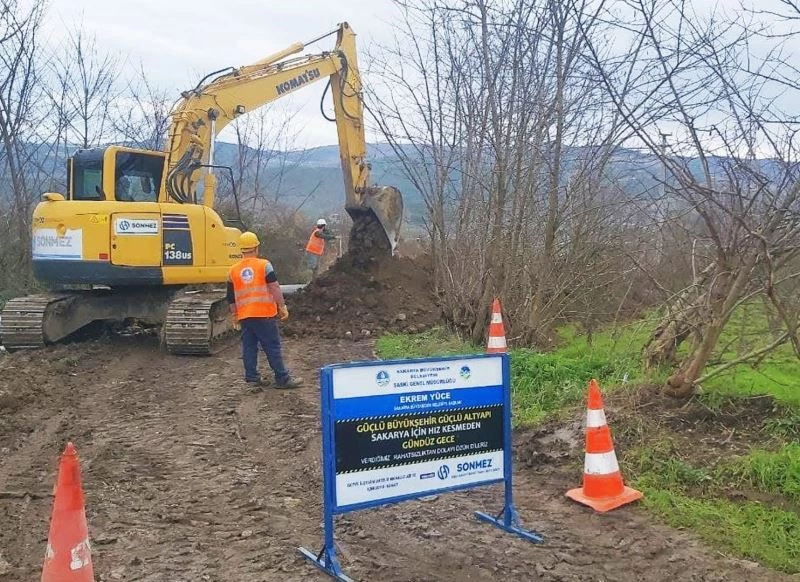 SASKİ’den Geyve’ye yeni içme suyu hattı
