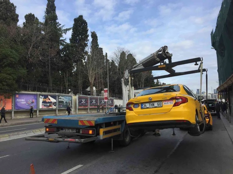 Şişli’de ticari taksilere denetim
