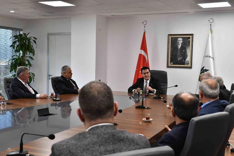 Türkiye Muhtarlar Konfederasyonu’ndan Dündar’a ziyaret
