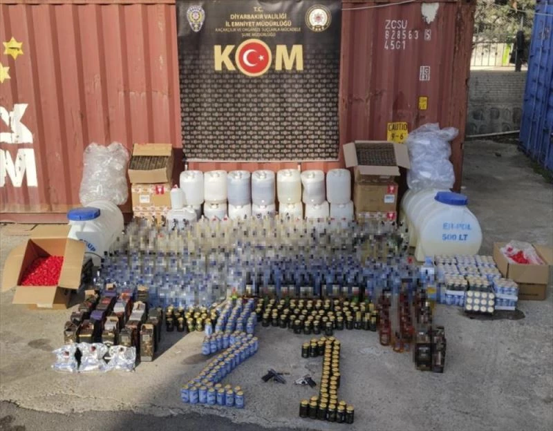 Sahte içki operasyonunda 337 şüpheli hakkında adli ve idari işlem yapıldı