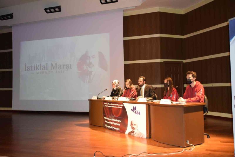 Nurettin Topçu Sosyal Bilimler Lisesi’nde ‘İstiklalden İstikbale Mehmet Akif Ersoy’ paneli
