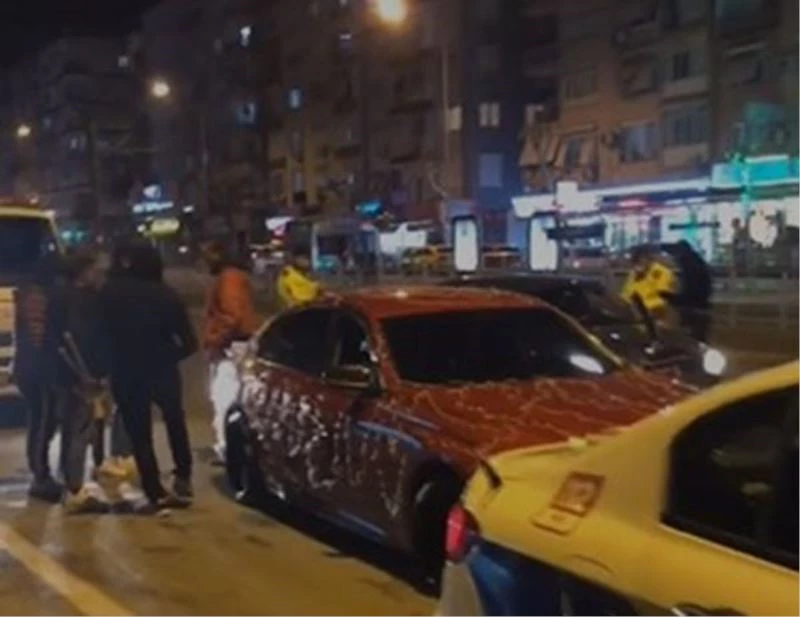 Lüks aracını disko topuna çevirdi, polisten kaçamadı
