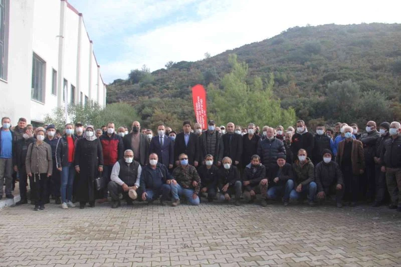 Datça’da orman yangınından mağdur olan 150 arıcıya, 34 bin 296 ton arı yemi dağıtıldı
