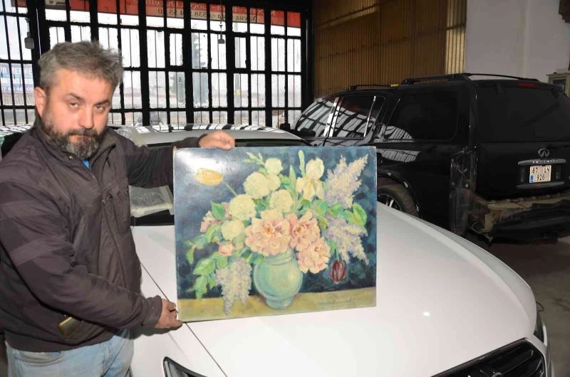 Eskici pazarından aldığı tablodaki saç telinin Van Gogh’a ait olduğunu iddia etti
