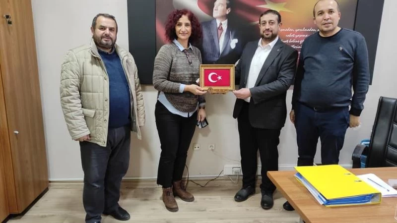 Görevine yeni başlayan idarecilere ziyaret
