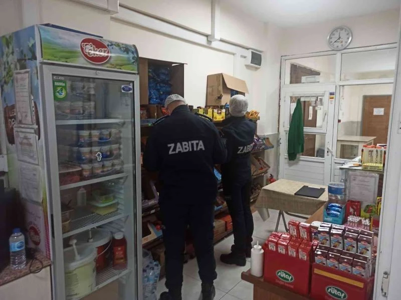 Zabıtanın okul kantini denetimleri aralıksız sürüyor
