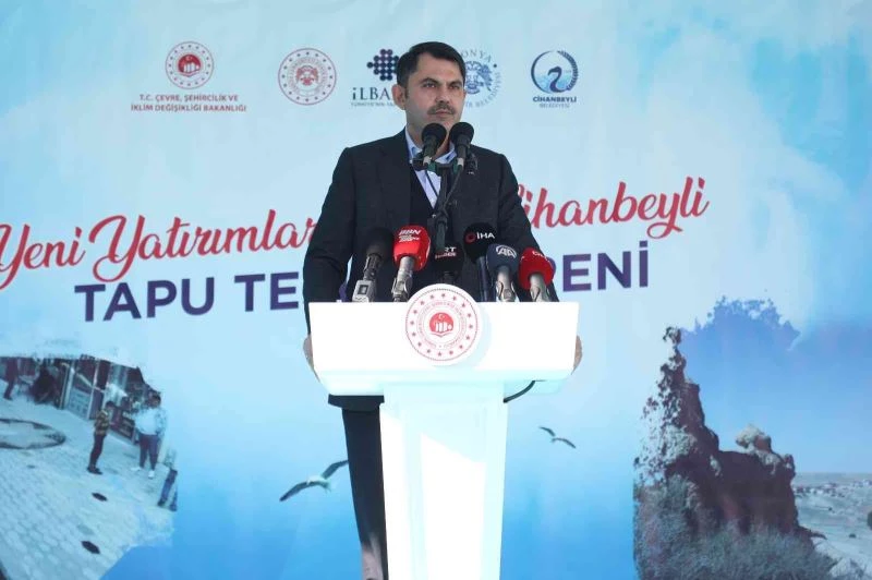 Bakan Kurum: “Başlattığımız kalkınma devrimimizle ekonomimizi sağlam temeller üzerine inşa ettik”
