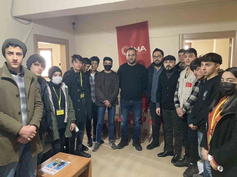 Gazetecilik bölümü öğrencilerinden İHA’ya ziyaret
