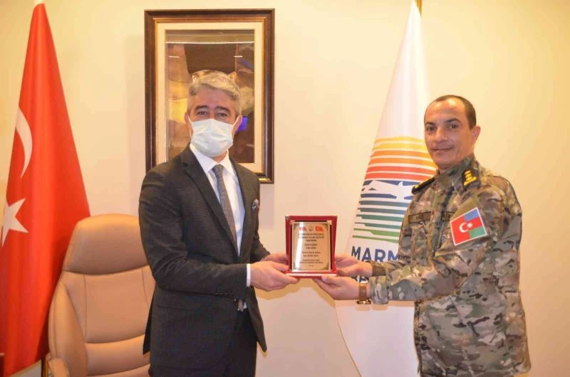 Azerbaycanlı komutan yeniden Marmaris’te
