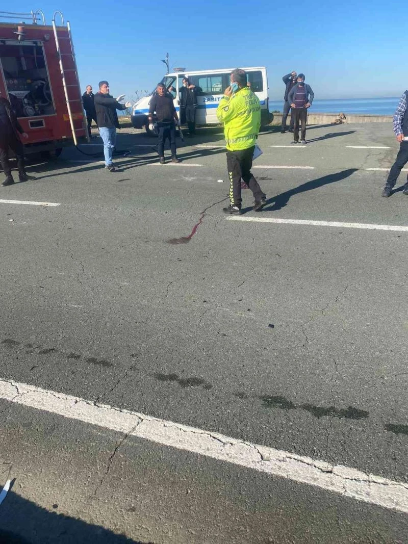 Tünel çıkışında otomobilin çarptığı yaya hayatını kaybetti
