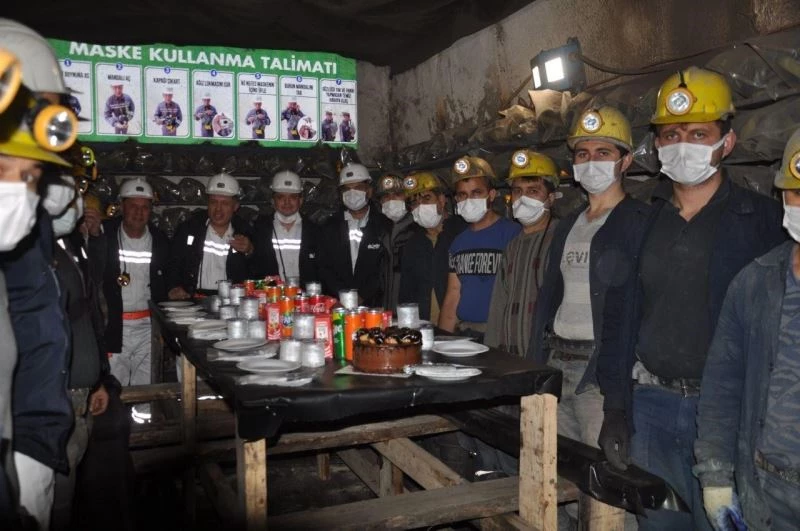 Milletvekili Özkan madende işçilerle buluştu
