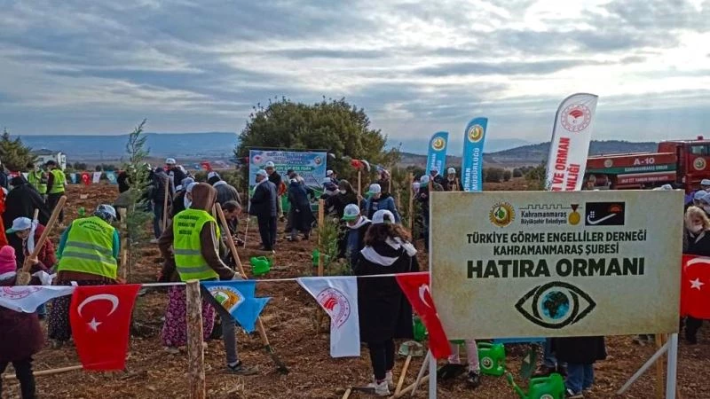 Yeşil gözüm hatıra ormanı açıldı
