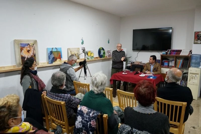 Belediye Başkanı Ahmet Aras, söyleşiye katıldı
