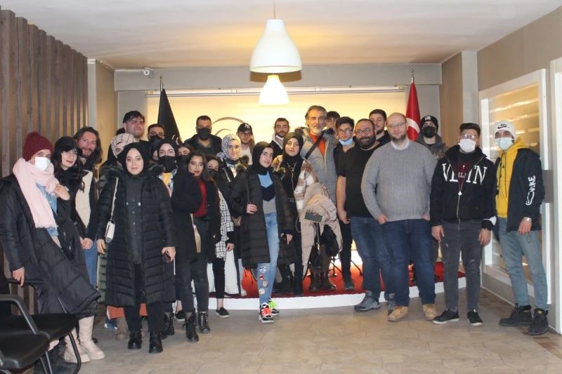Bayburt Üniversitesi öğrencilerinden Ajans Orkestra’ya ziyaret
