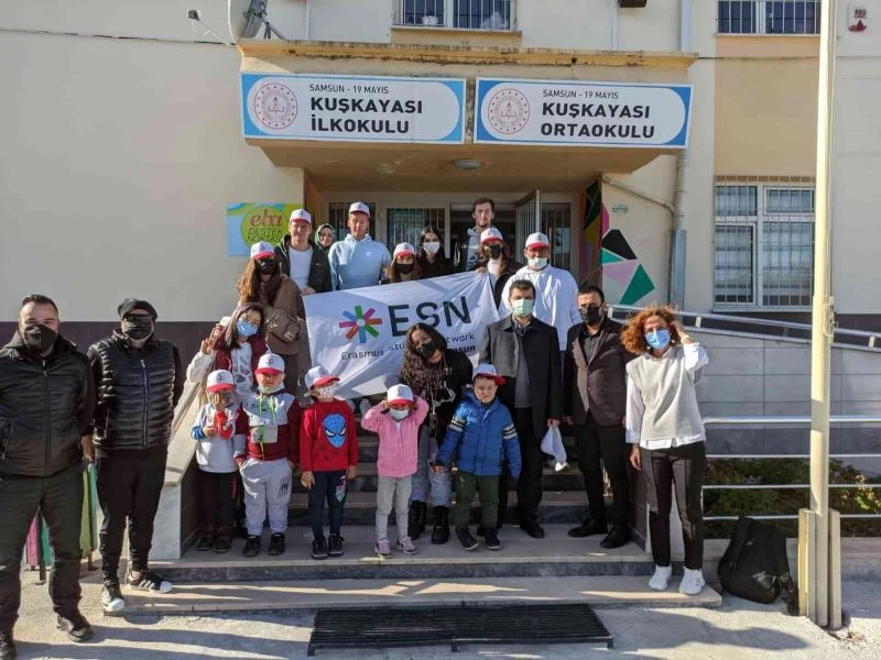 Erasmus Ofisinden sosyal sorumluluk faaliyeti
