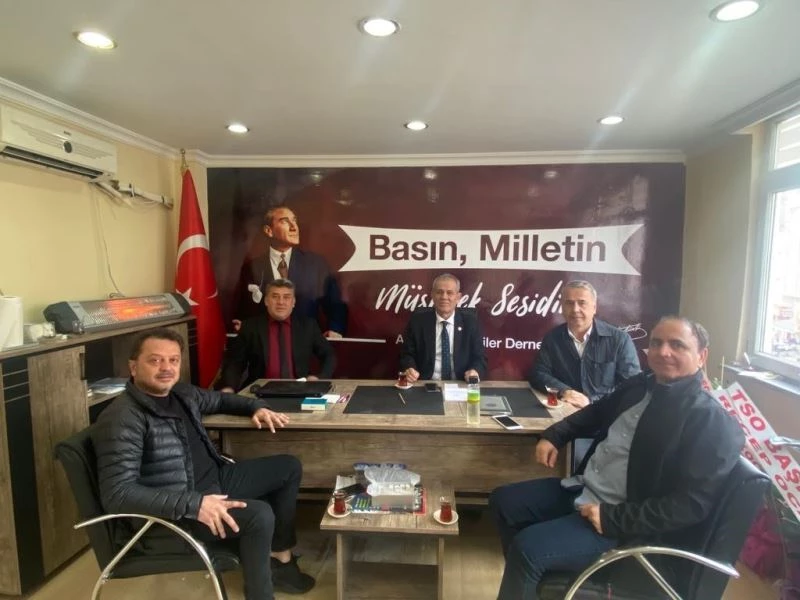 TGF Genel Başkanı Yılmaz Karaca’dan Alaplı Gazeteciler Derneğine ziyaret
