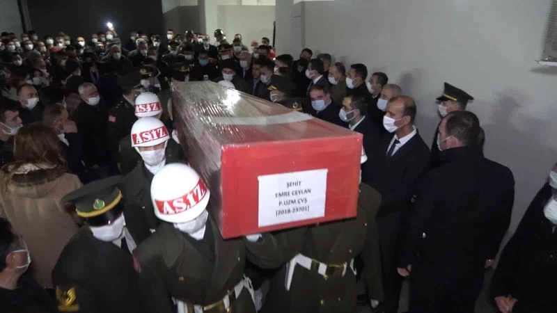 Şehit piyade uzman çavuşun naaşı Kırıkkale’ye getirildi
